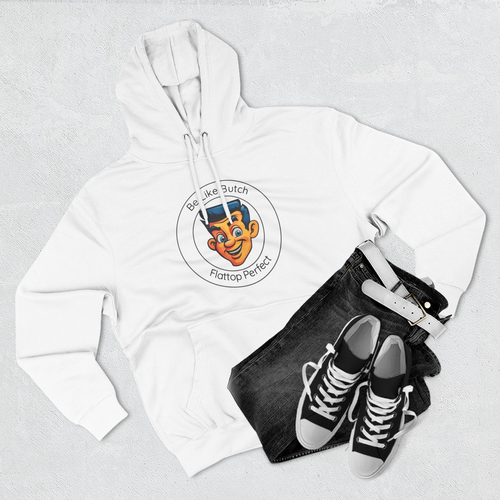 Retro Style Fleece Hoodie - The "Skippy" Be Like Butch